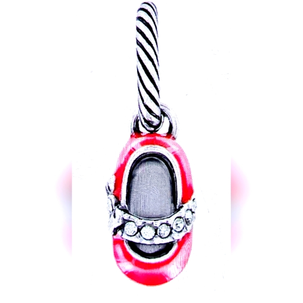 Brighton Baby Girl hanging charm with crystal detail